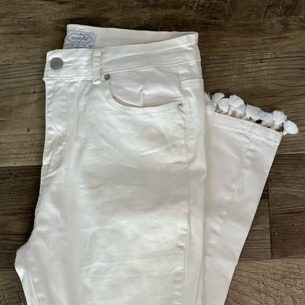 MUD PIE | White Jeans